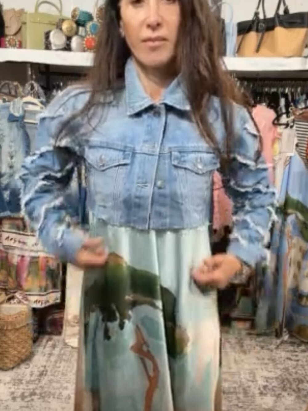 MOMS CROPPED JACKET